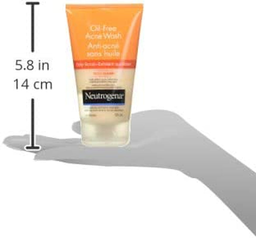 Oil Free Acne Face Scrub 125Ml|For Acne-Prone Skin|With Salicylic Acid|Prevents Breakouts|Dissolves Oil, Dirt & Impurities|Unclogs Pores