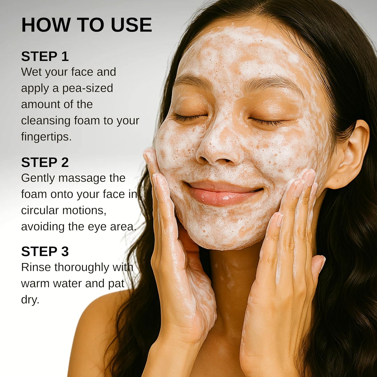 Milk Cleansing Foam – Hydrating Face Wash for All Skin – Korean Skincare Milk Protein for Gentle Deep Cleansing – Moisturizing Facial Cleanser for Soft & Smooth Skin (5.29Oz -150G)