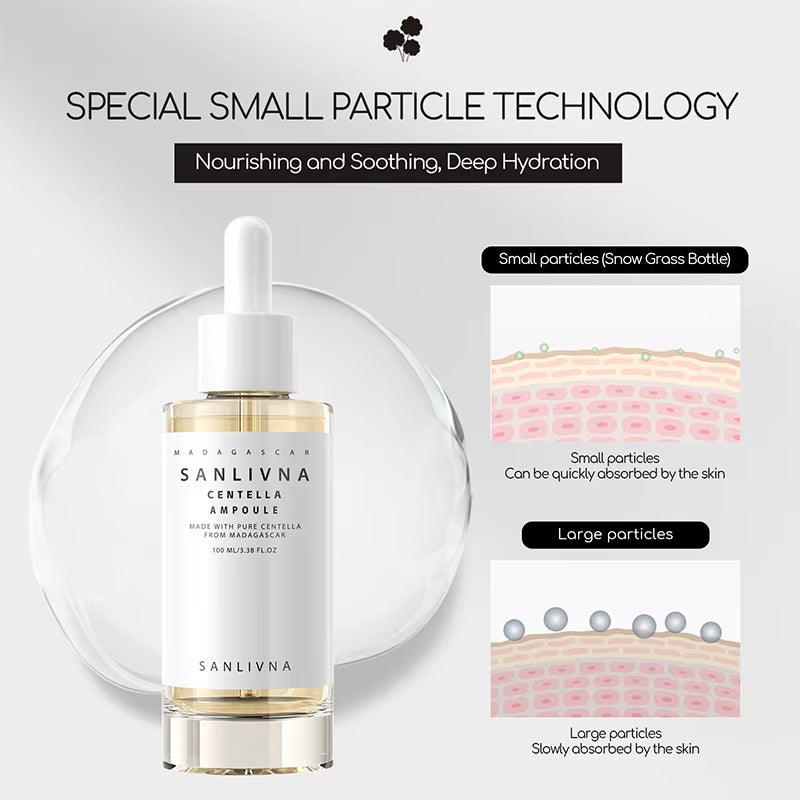 Facial Serum Centella Asiatica Moisturizing Brightening Fade Spots Reduce Fine Lines Facial Lift Skin Care Essence Korea Makeup