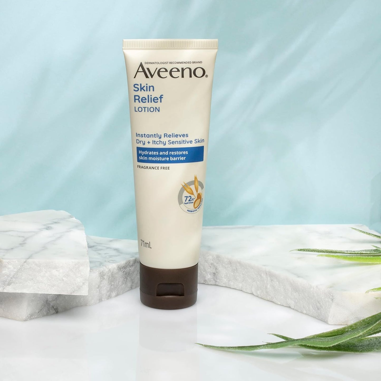 Skin Relief Fragrance Free Body Lotion Shea Butter 72-Hour Intense Hydration Soothe Dry Itchy Sensitive Skin 71G