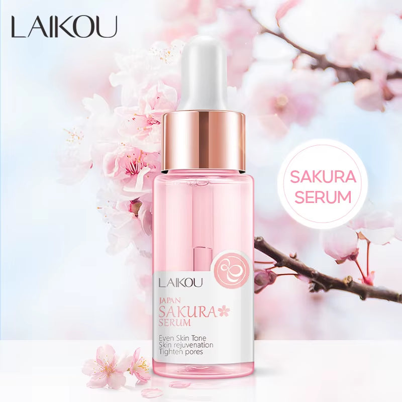 Sakura Serum Nourish Essence Oil Control Balance Grease Brightening Rejuvenation Skin Korean Skin Care Products 17Ml
