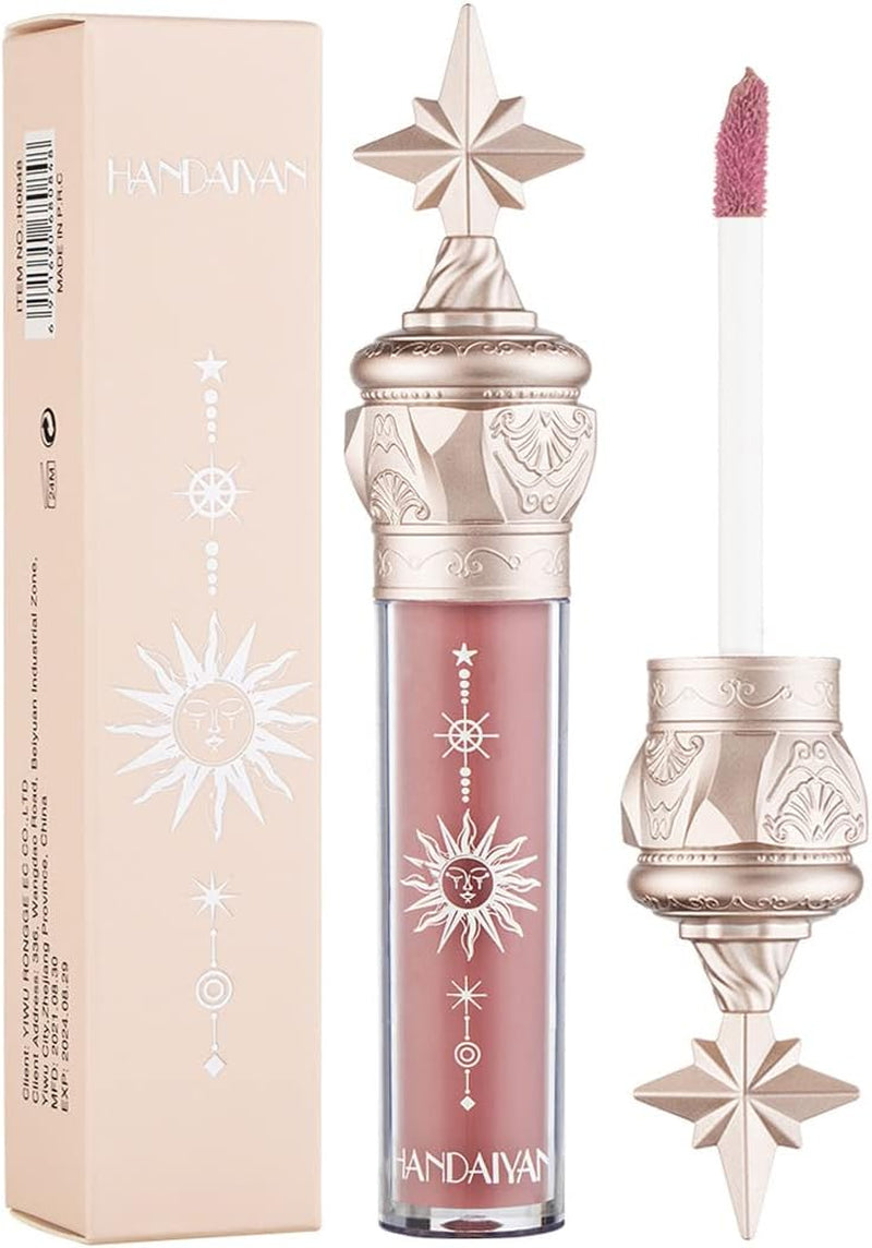 Tinted Lip Balm, Lipstick, Lip Gloss, Waterproof Long-Lasting Lipstick for Lip Plumper Gloss and Makeup, Liquid Blush Lip Tint Gift (#702 Chocolate Caramel Berry)