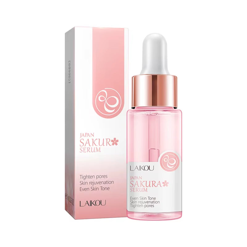 Sakura Serum Nourish Essence Oil Control Balance Grease Brightening Rejuvenation Skin Korean Skin Care Products 17Ml