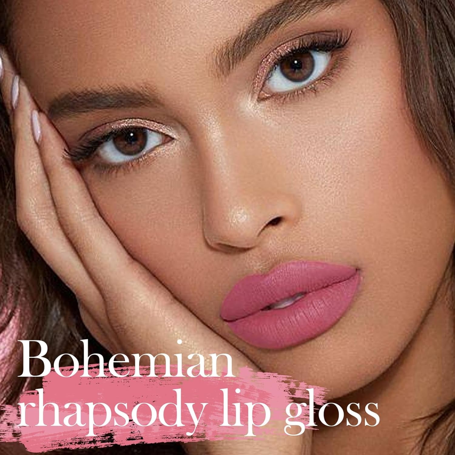 6 Color Matte Liquid Lipstick, Girl Lip Gloss, Waterproof Long Lasting Lip Glaze, Beauty Moisturizing Lip Tint Makeup Set Lip Cosmetic Travel Kit for Women Shimmer Glitter Liquid Eyeshadow