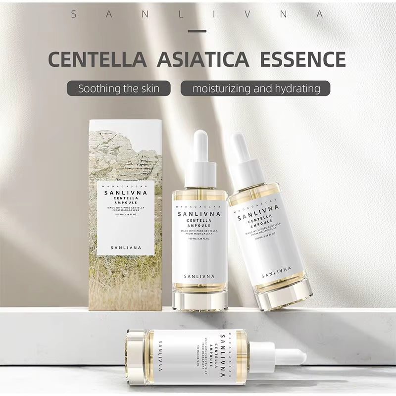 Facial Serum Centella Asiatica Moisturizing Brightening Fade Spots Reduce Fine Lines Facial Lift Skin Care Essence Korea Makeup