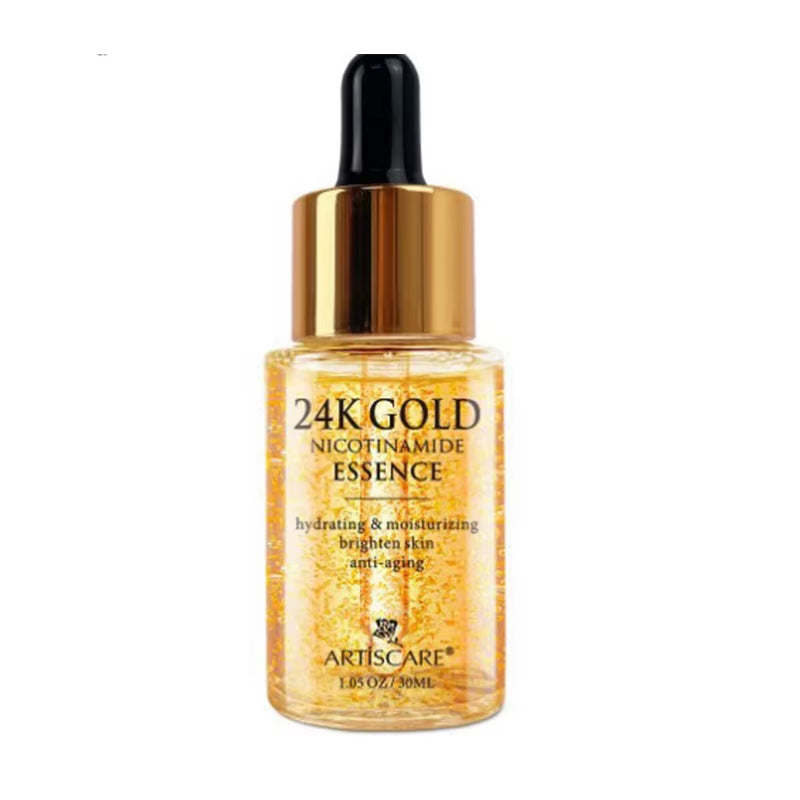 Niacinamide Serum Hyaluronic Acid for Face 24K Gold Serum Moisturizing Brighten Smoothing Facial Skin Care