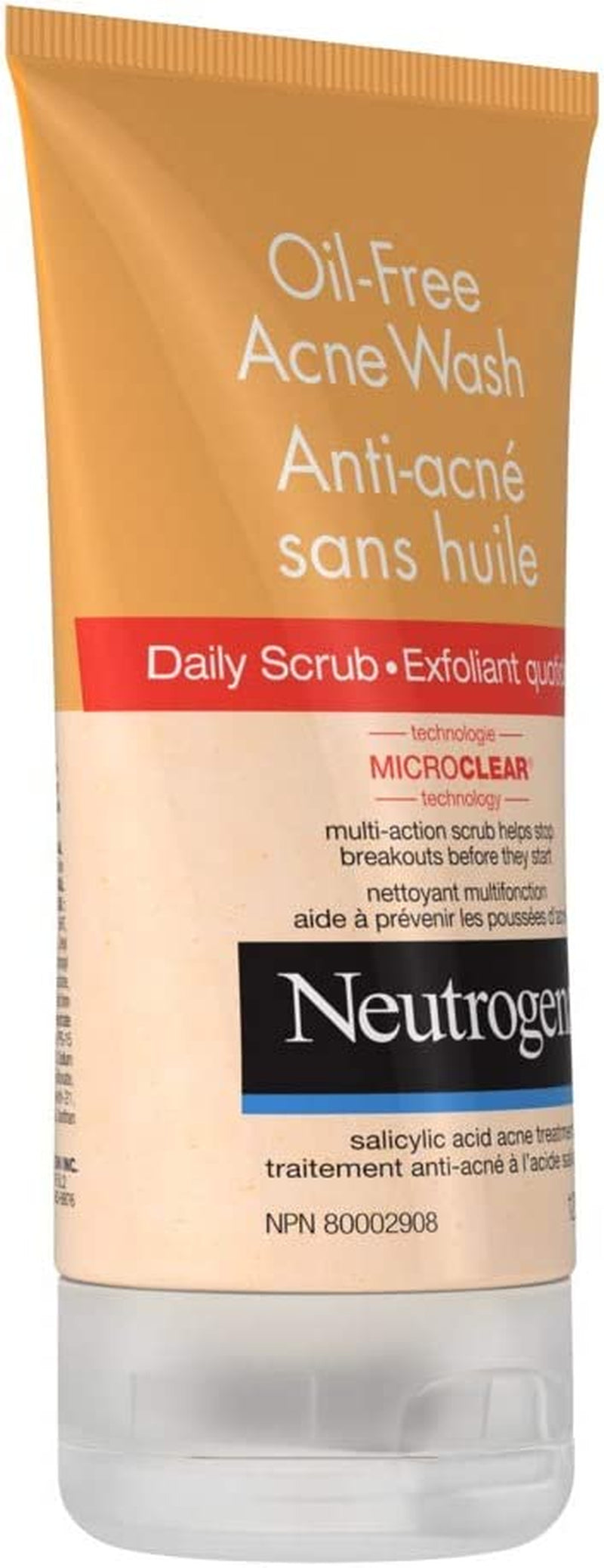 Oil Free Acne Face Scrub 125Ml|For Acne-Prone Skin|With Salicylic Acid|Prevents Breakouts|Dissolves Oil, Dirt & Impurities|Unclogs Pores