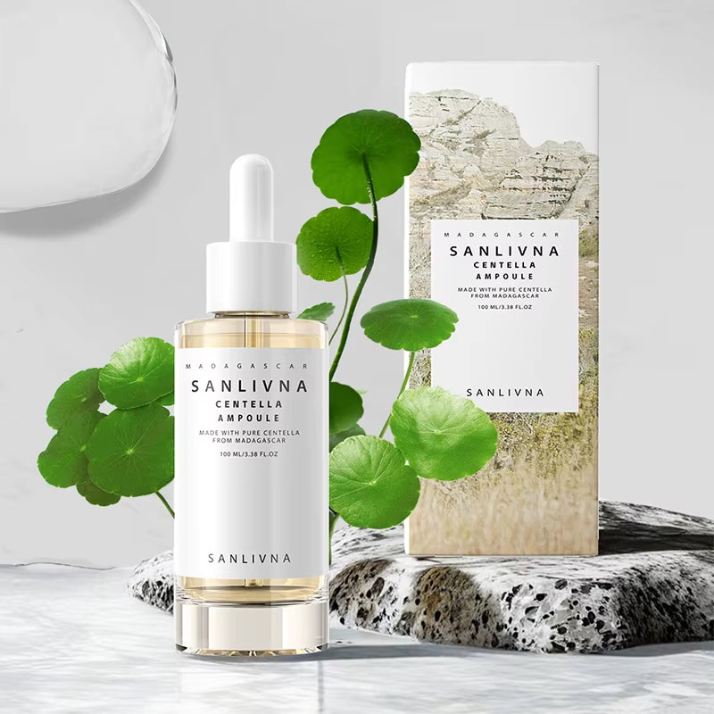 Facial Serum Centella Asiatica Moisturizing Brightening Fade Spots Reduce Fine Lines Facial Lift Skin Care Essence Korea Makeup