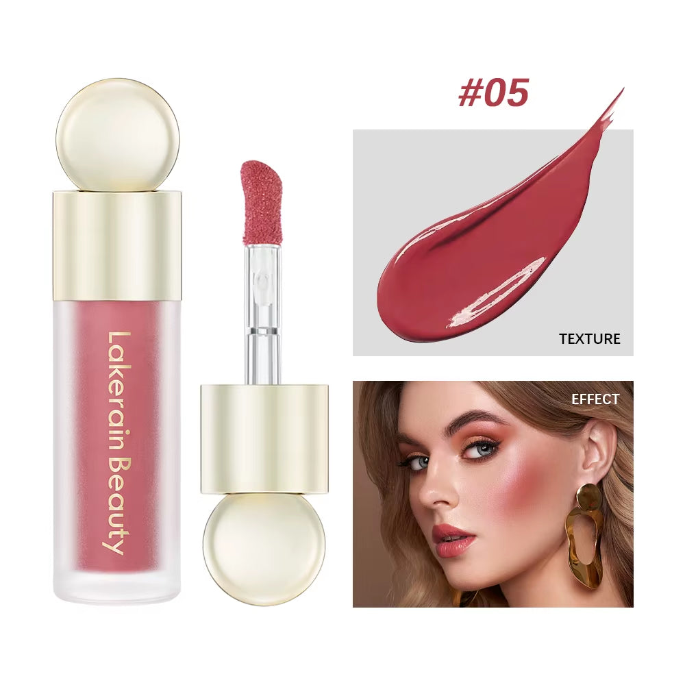 Rare Liquid Blush Velvet Matte Blusher Face Pigment Lasting Beauty Natural Cream Cheek Tint Orange Peach Blush Makeup Maquiagem
