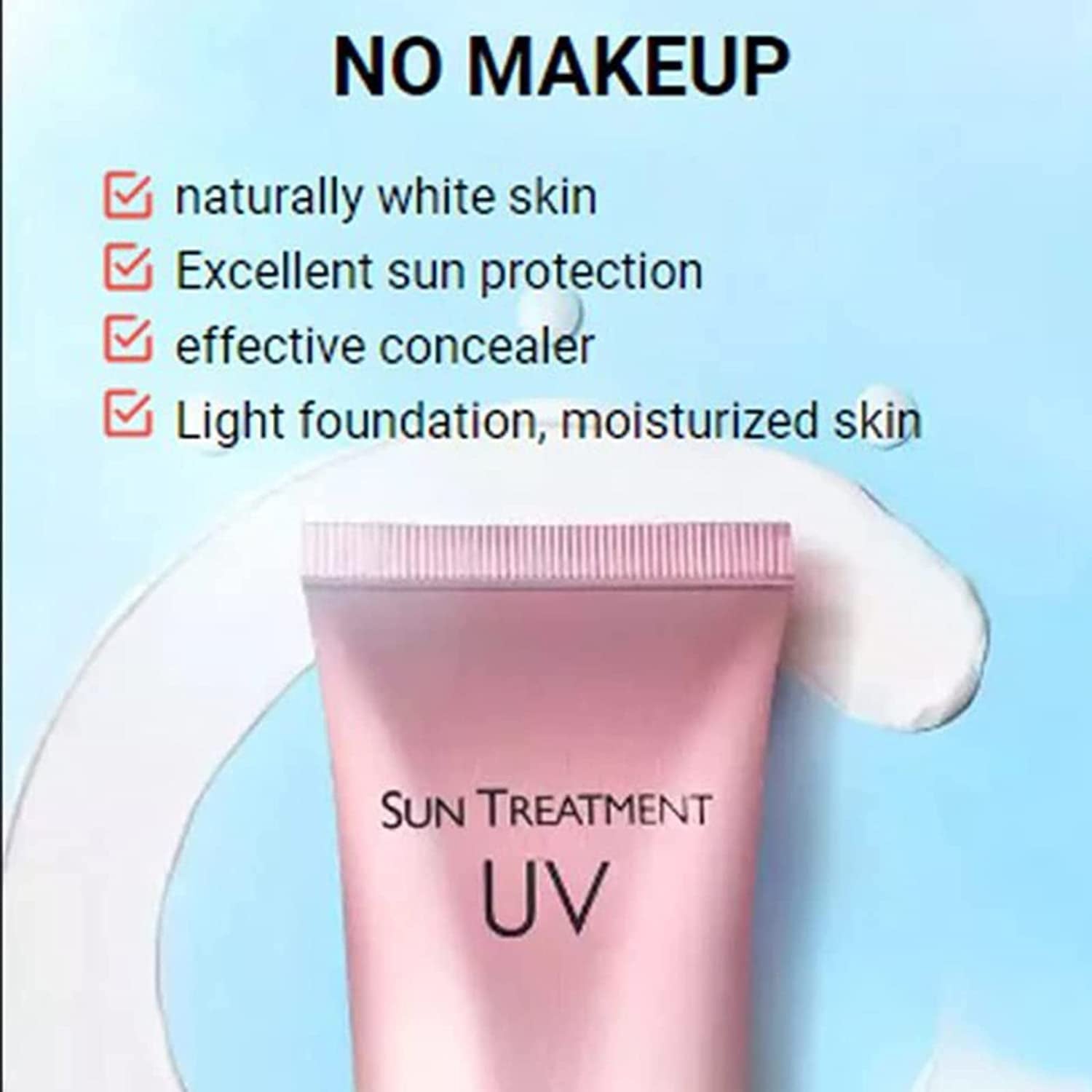 Sunscreen Cream Spf 50+ (3Pcs)