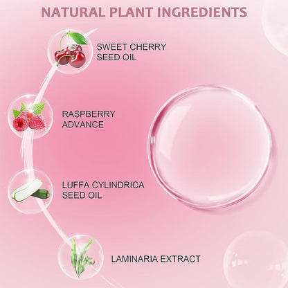 Hydrating Lip Glow Oil, Plumping Lip Gloss, No-Sticky Transparent Moisturizing Lip Balm, Natural Lip Plumper Gloss Make Lips Fuller and Moisturizing 04