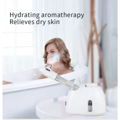 Ozone Facial Steamer Warm Mist Humidifier for Face Deep Cleaning Vaporizer Sprayer Salon Home Spa Skin Care Whitening