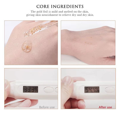Niacinamide Serum Hyaluronic Acid for Face 24K Gold Serum Moisturizing Brighten Smoothing Facial Skin Care